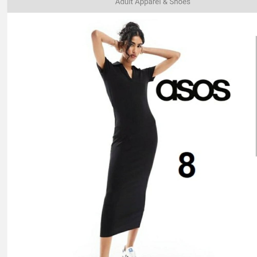 ASOS Design Polo Midi Dress
